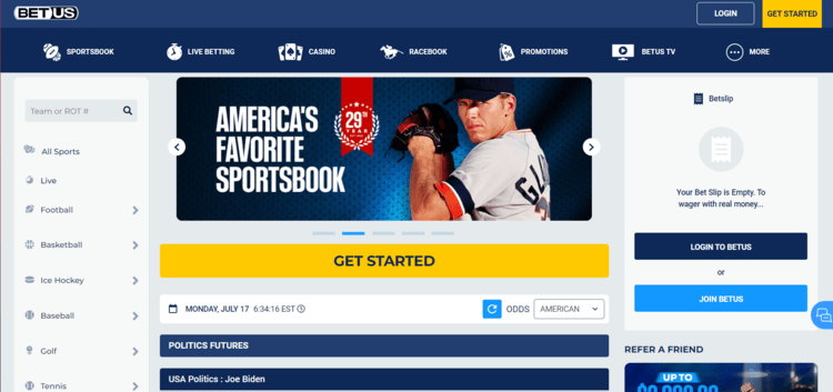 best Idaho sports betting sites - BetUS