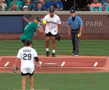 WATCH Chicago Bulls Zach LaVine Hit Home Run At MLB 2023 All-Star Celebrity Softball Game