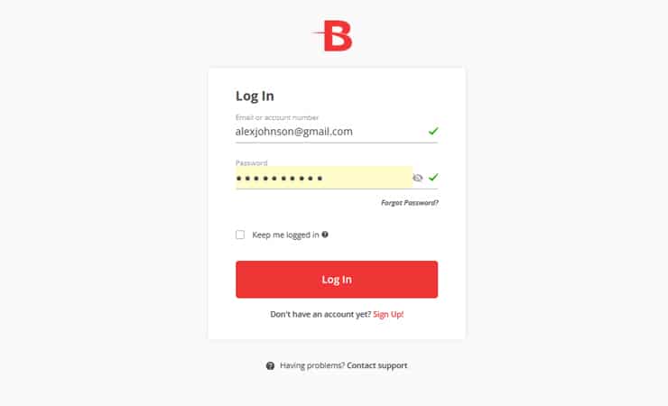Step 1: BetOnline Login