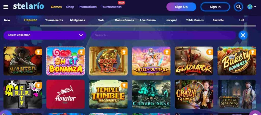 Stelario non-Gamstop casino