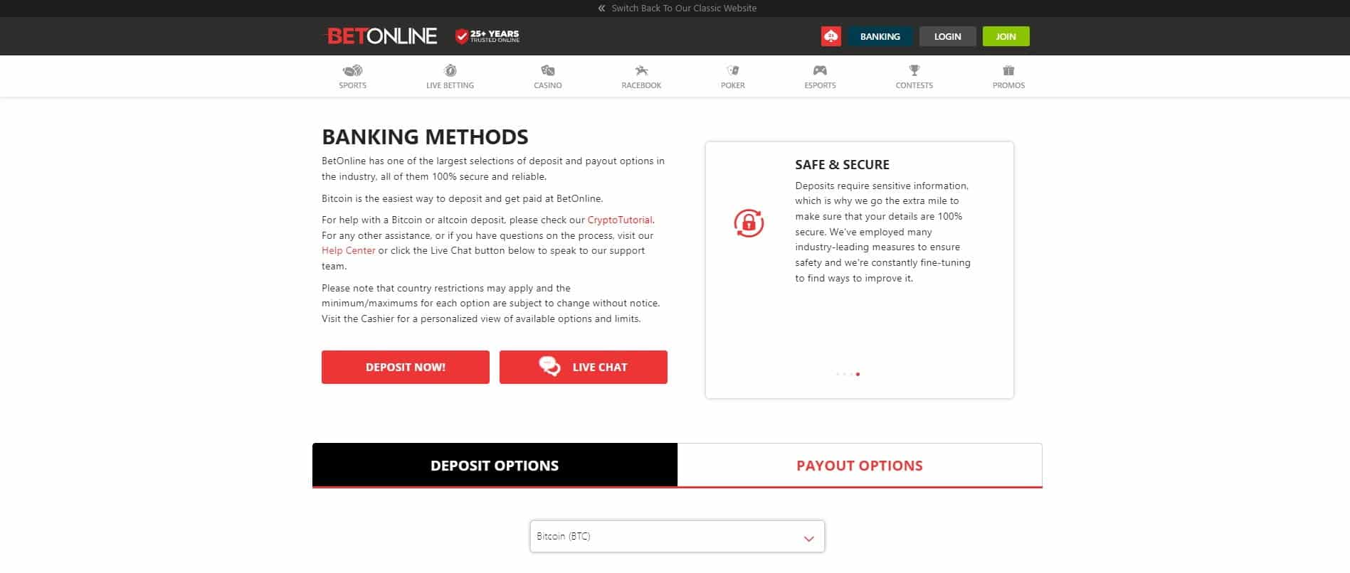 betonline moneygram deposit method