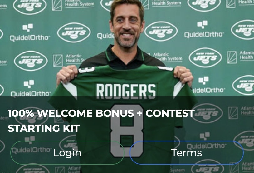 A screenshot of the jazzsports welcome bonus