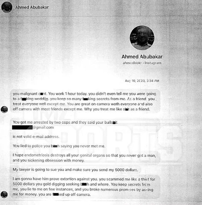 ESPNs Malika Andrews granted restraining order against man for harassing her, Stephen A. Smith, and Molly Qerim Ahmed Abubakar