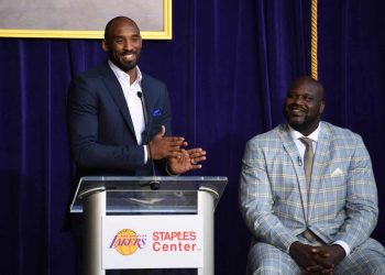 Kobe Bryant & Shaquille O'Neal.