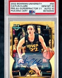 caitlin clark trading card