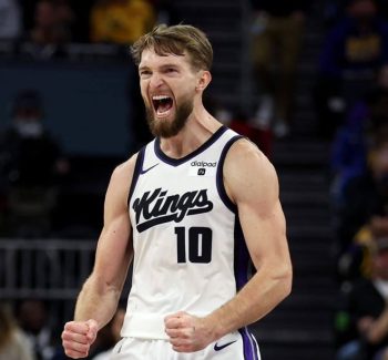 Sacramento Kings Domantas Sabonis Leads NBA in Total Rebounds, RPG, & Triple-Doubles