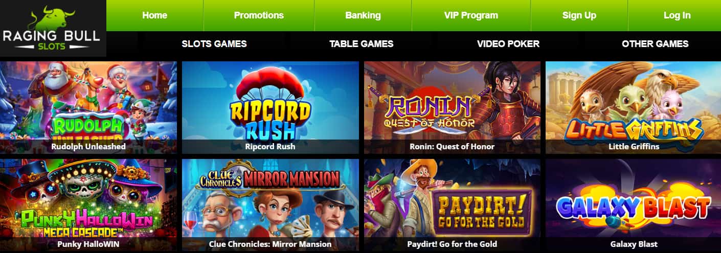 best online gambling sites raging bull games