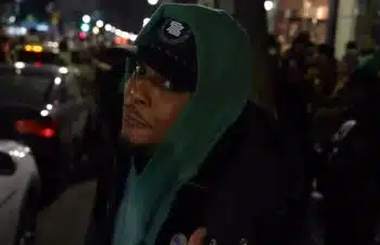 Philadelphia 76ers Kyle Lowry Celebrates Eagles Super Bowl LIX Win In Philly Streets