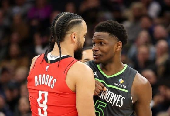 Anthony Edwards Dillon Brooks pic