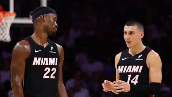 Butler and Heat teammates pic