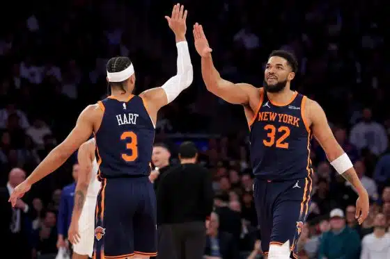 Karl-Anthony Towns Josh Hart triple-doubles