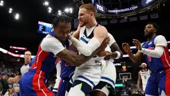 Pistons-Timberwolves brawl
