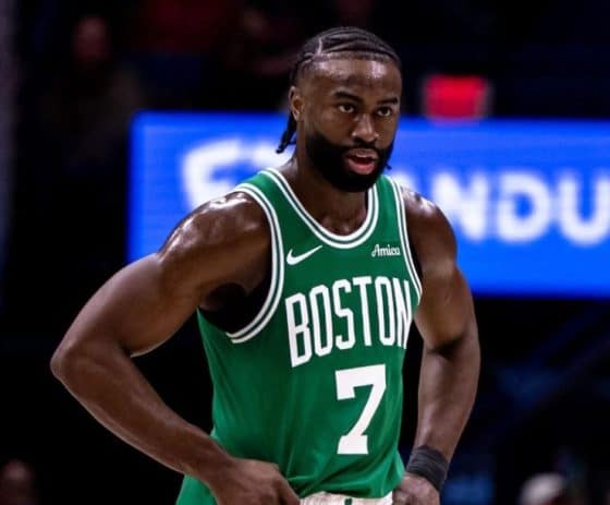 Celtics Jaylen Brown Received Painkilling Shot in Knee Before NBA Playoffs