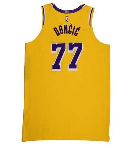 Luka Doncic 'Earliest' Game-Worn Lakers Jersey Hits Auction