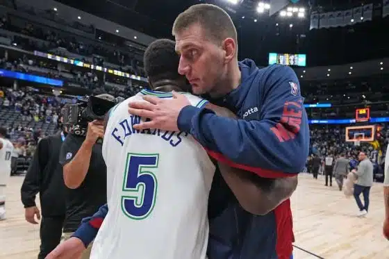 Edwards and Jokic pic