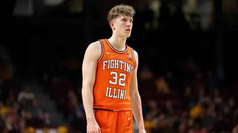 Illinois freshman guard Kasparas Jakucionis has declared for the 2025 NBA Draft