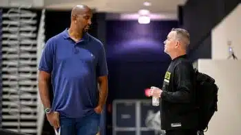 Michael Malone and Calvin Booth pic