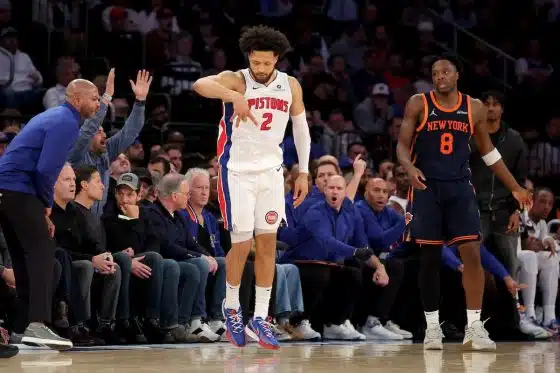 Pistons end 15-game playoff losing streak
