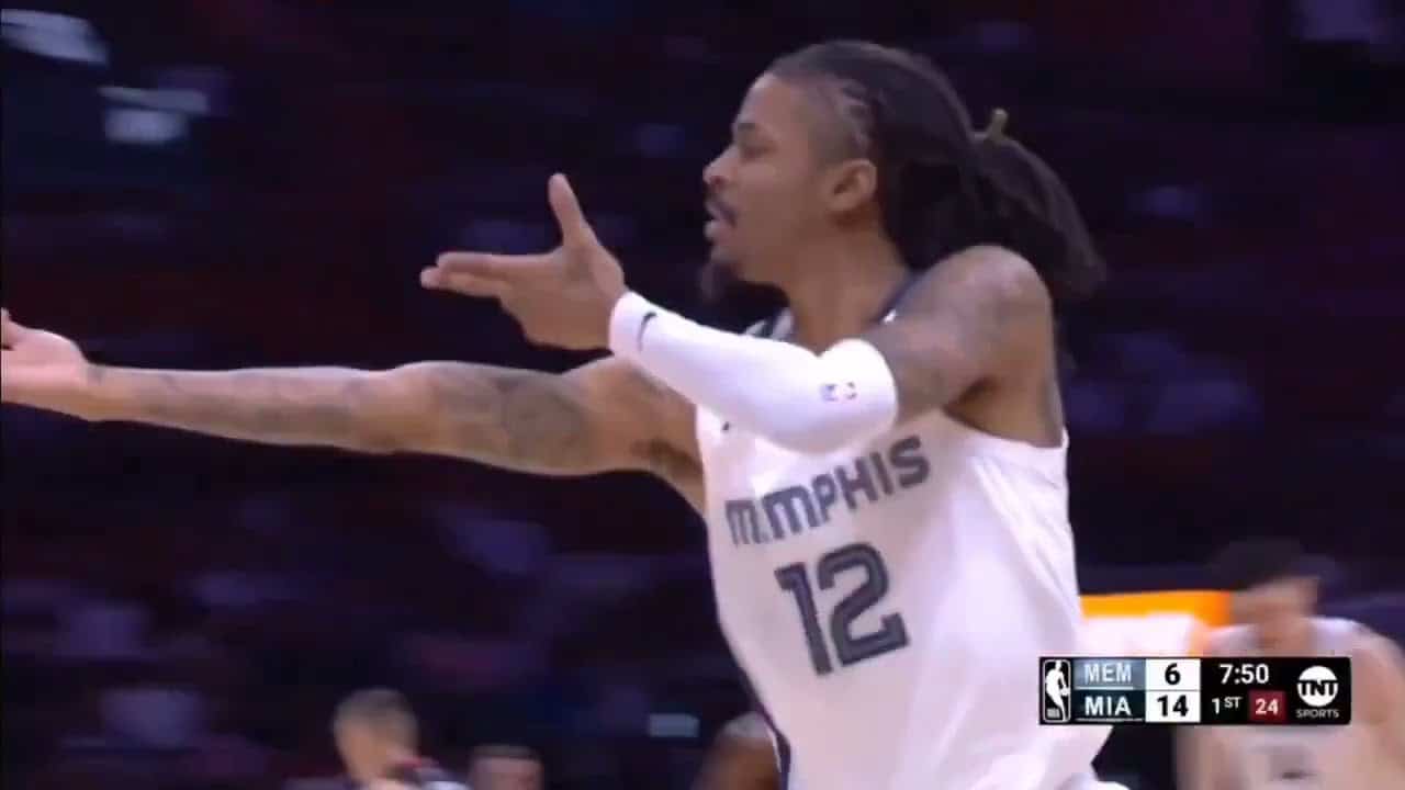 Grizzlies’ Ja Morant uses finger-gun gesture despite NBA warning