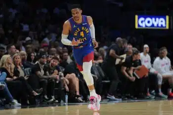 russell-westbrook-celebrates-after-scoring-during-a-game-between-the-denver-nuggets-and-miami-heat