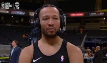 Jalen Brunson Overwhelmed by 'Knicks in 6' Chants After Game 3
