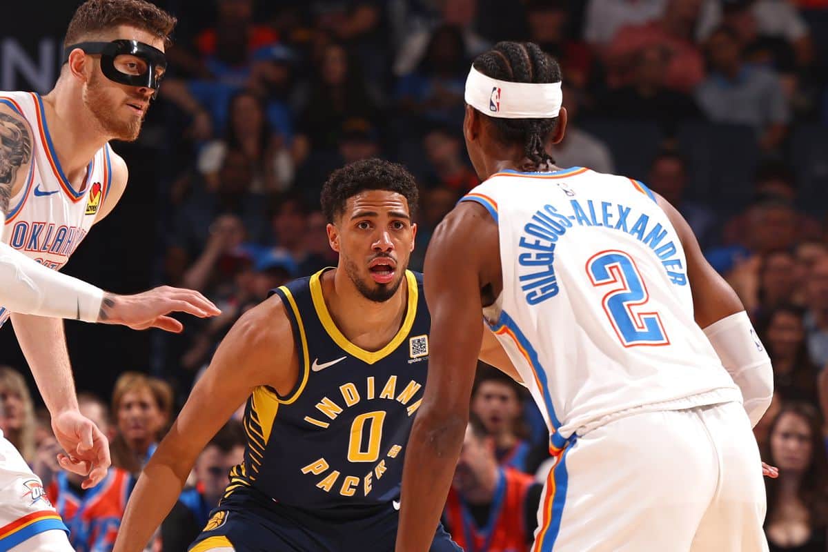 Pacers land in Oklahoma City for NBA Finals after weather rerouted flight