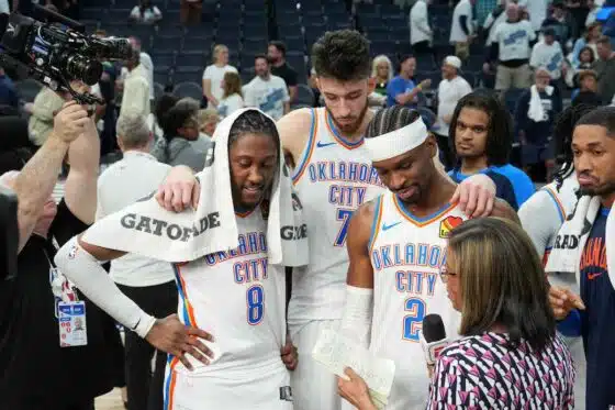 Jalen Williams, Chet Holmgren, Shai Gilgeous-Alexander - Oklahoma City Thunder