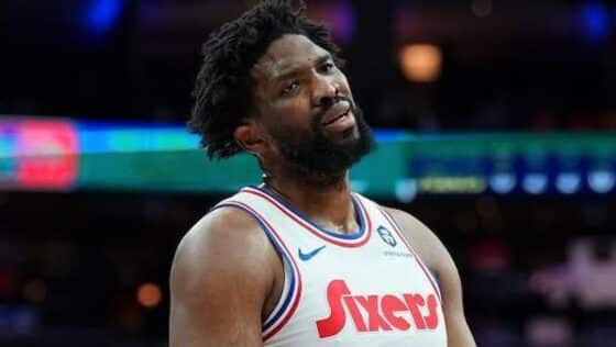Joel Embiid 76ers pic