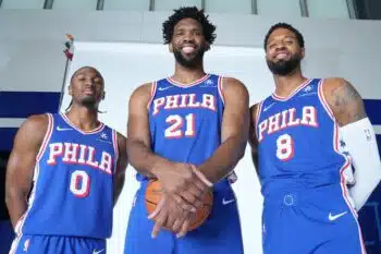 Maxey, Embiid, George pic