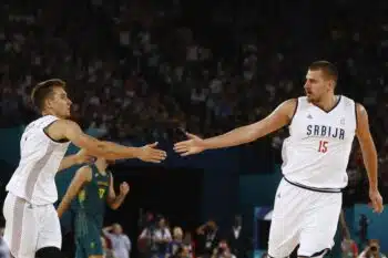 Bogdan Bogdanovic and Nikola Jokic pic