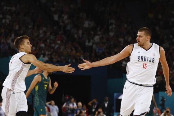 Bogdan Bogdanovic and Nikola Jokic pic