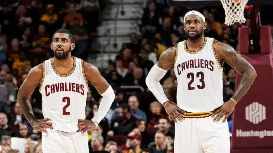LeBron and Kyrie Cavs pic