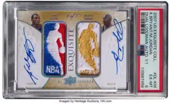 Michael Jordan-Kobe Bryant Signed Card Sells For Record $12.9M