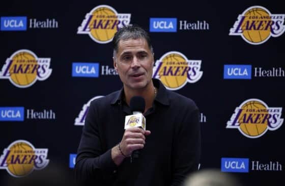 Rob Pelinka Lakers pic