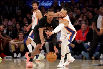 Darius Garland, Jalen Brunson - Cleveland Cavaliers, New York Knicks
