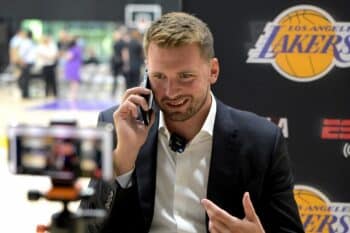 Luka Doncic extension presser
