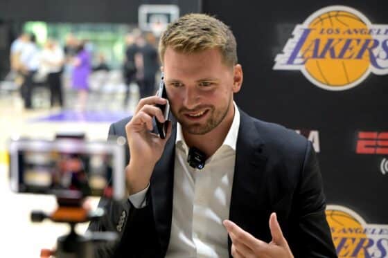 Luka Doncic extension presser