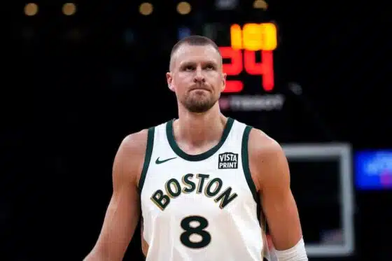 Kristaps Porzingis Celtics pic