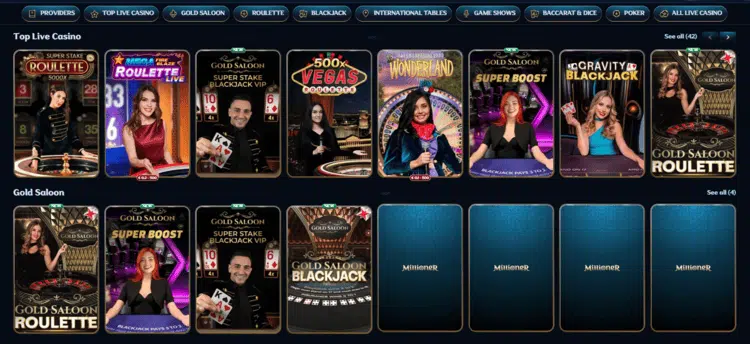 millioner casino kiezen