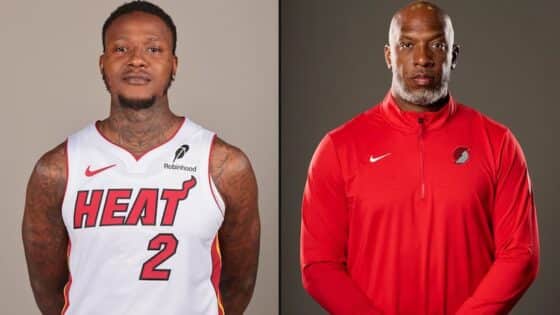 Terry Rozier and Chauncey Billups pic