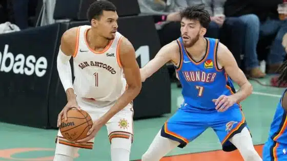 Victor Wembanyama and Chet Holmgren pic