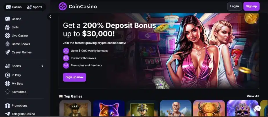 coincasino beste casino zonder cruks