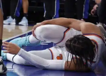 New York Knicks Jalen Brunson Suffers Ankle Injury Against Magic