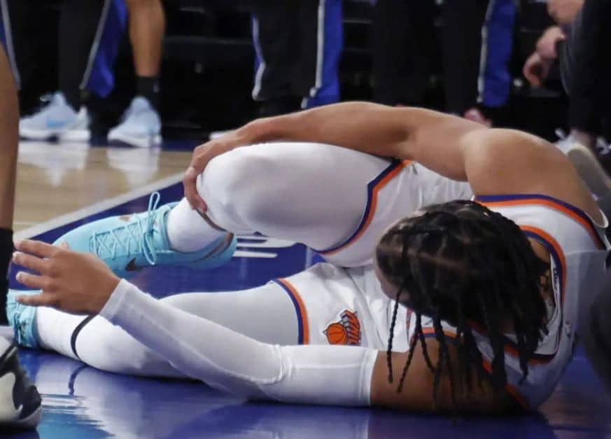 New York Knicks Jalen Brunson Suffers Ankle Injury Against Magic